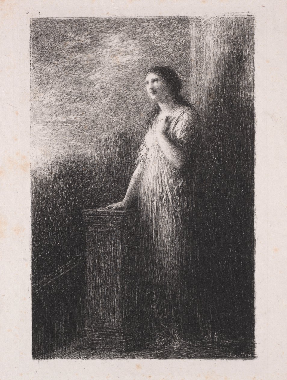 Confidando nella Notte da Ignace Henri Jean Fantin Latour