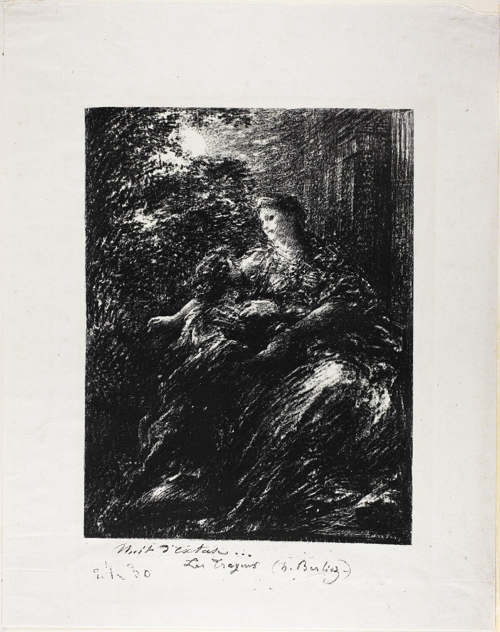 Duetto dei Troiani, sesta lastra da Ignace Henri Jean Fantin Latour