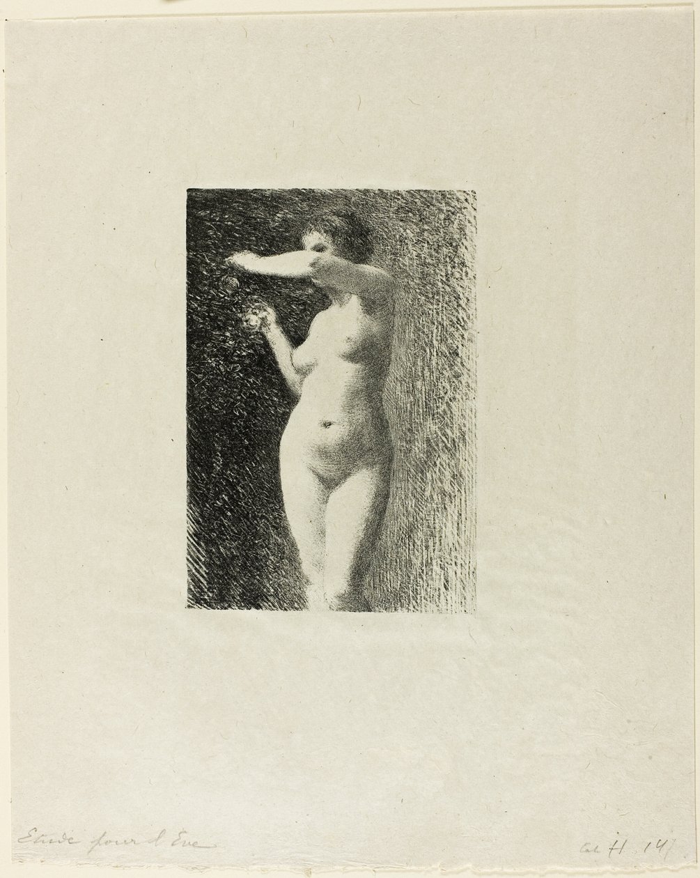 Studio per Eva da Ignace Henri Jean Fantin Latour