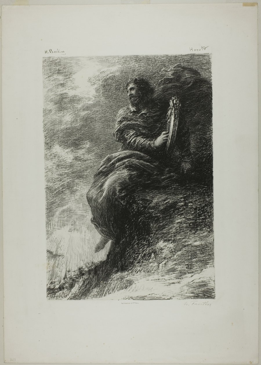 Harold: Nelle Montagne da Ignace Henri Jean Fantin Latour