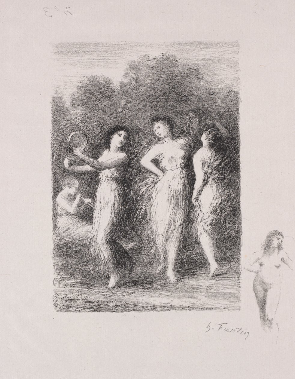 La giovane malata da Ignace Henri Jean Fantin Latour