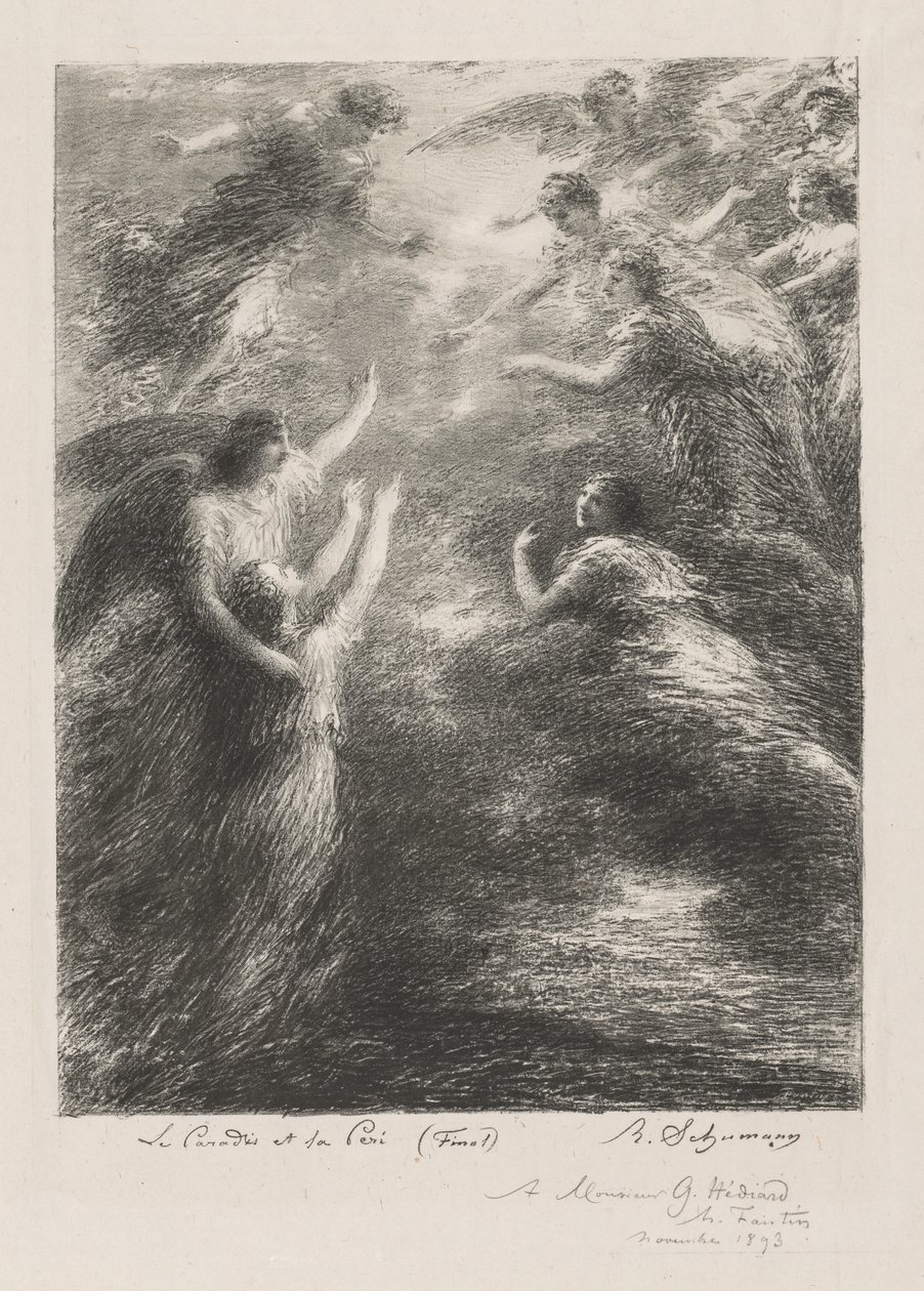 Il Paradiso e la Peri da Ignace Henri Jean Fantin Latour