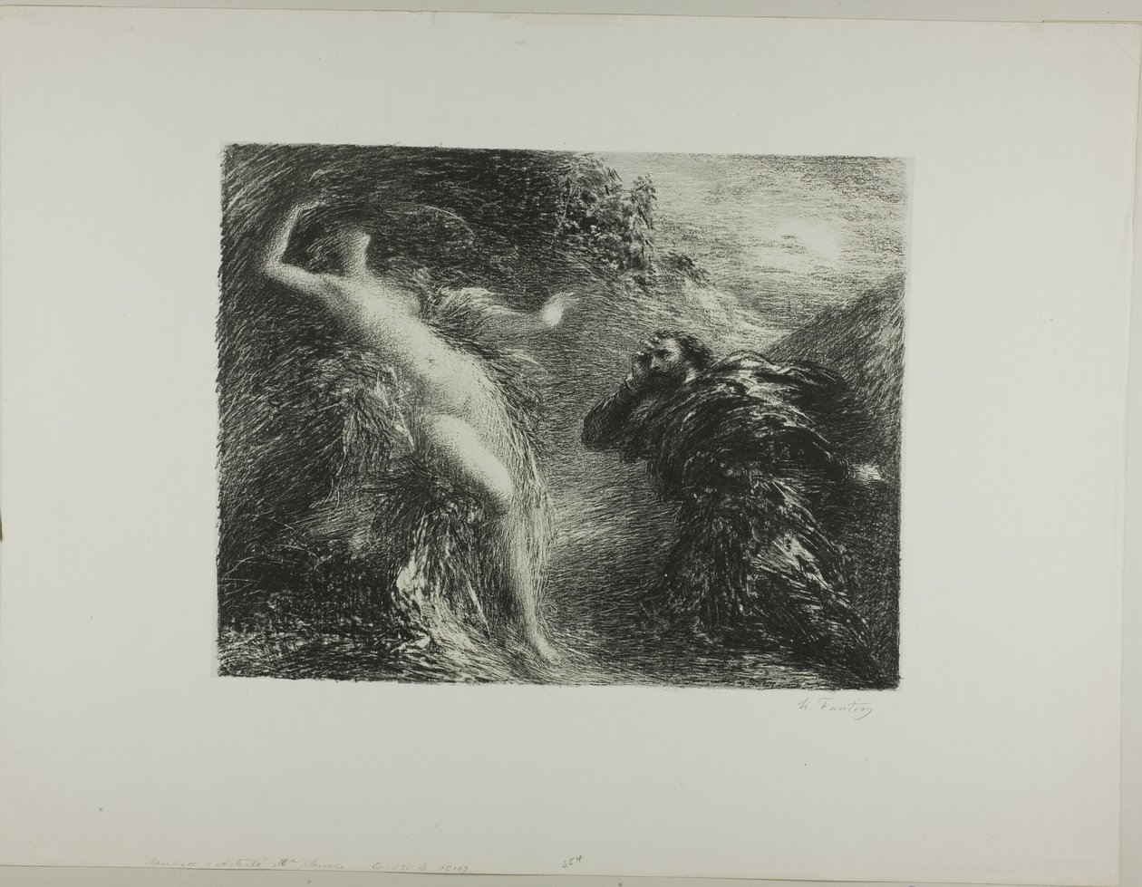 Manfred e Astartea, terza tavola da Ignace Henri Jean Fantin Latour