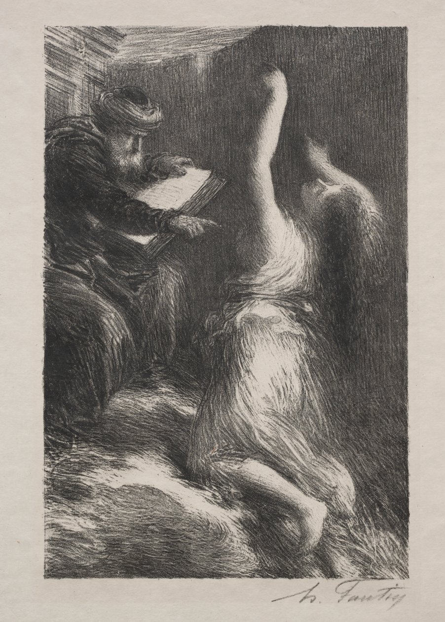 Parsifal, Atto II: Evocazione di Kundry da Ignace Henri Jean Fantin Latour