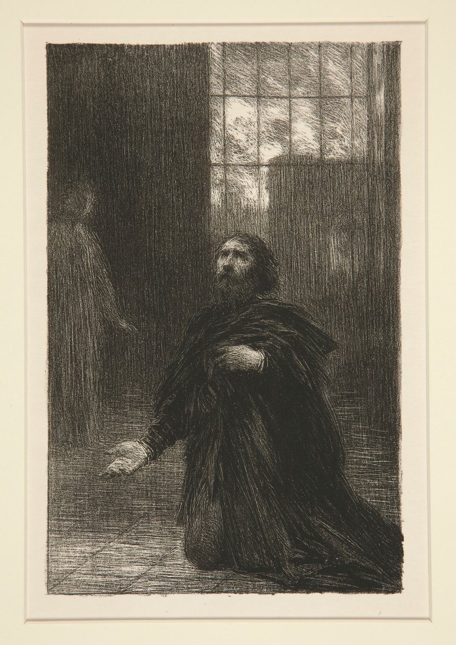 Rienzi: atto V, preghiera di Rienzi da Ignace Henri Jean Fantin Latour