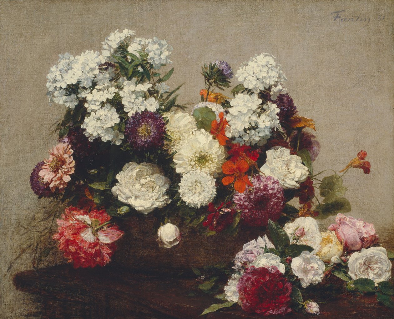 Natura morta con fiori da Henri Fantin Latour