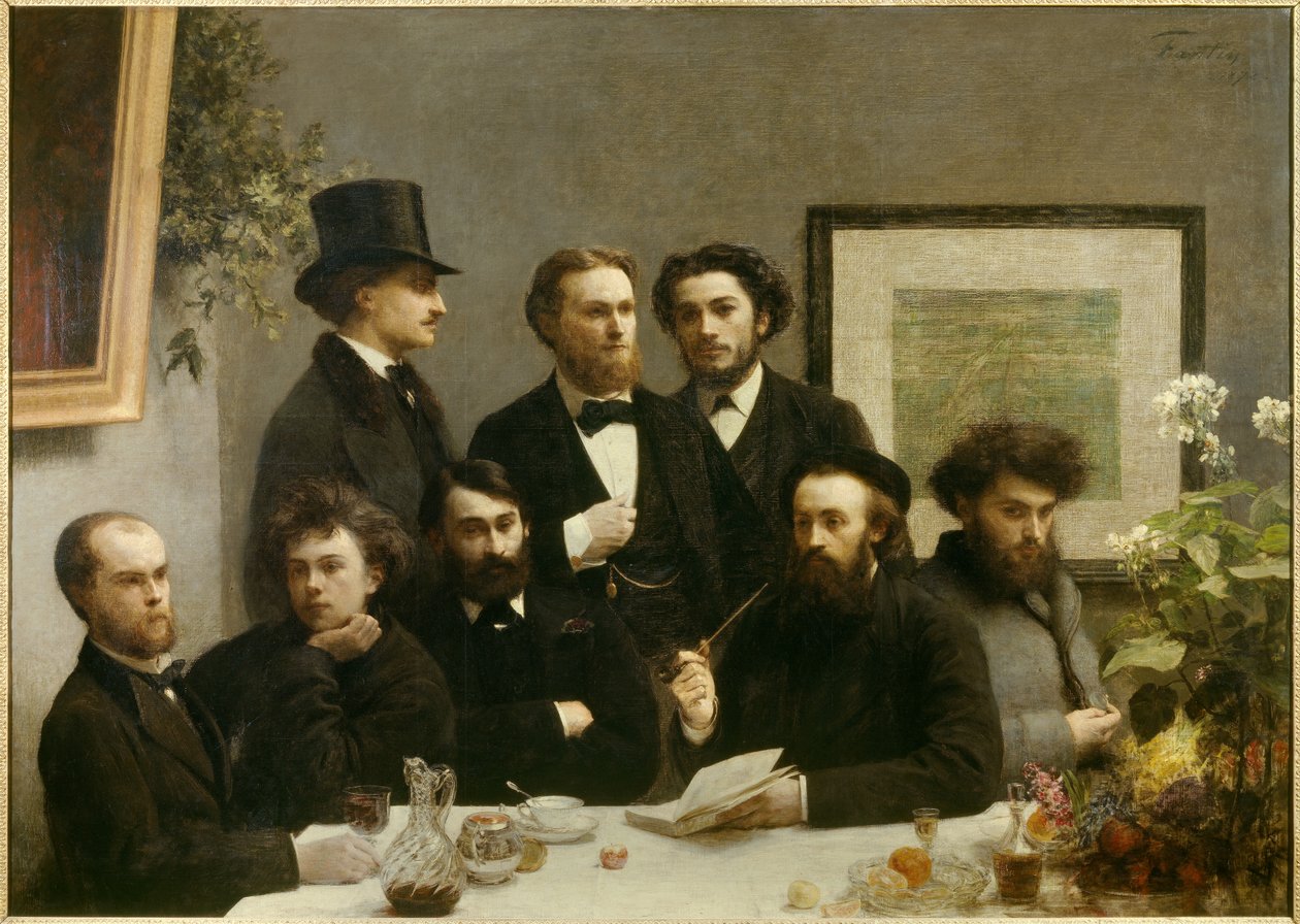 Angolo del tavolo da Ignace Henri Jean Fantin Latour