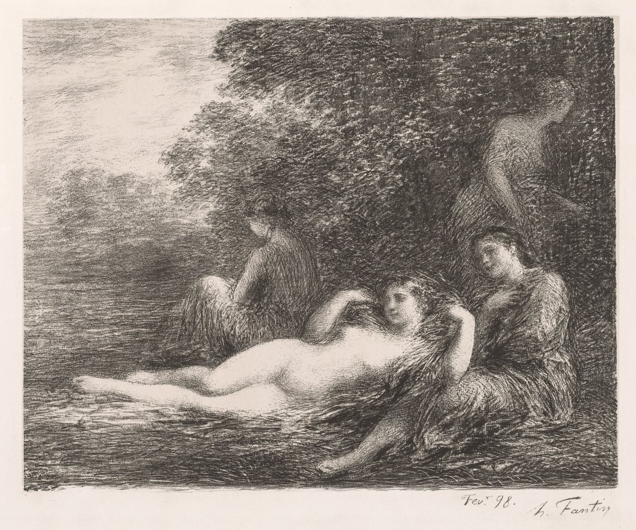 I bagnanti da Ignace Henri Jean Fantin Latour