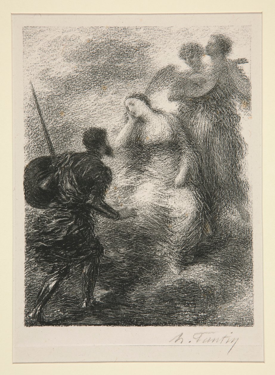Visione di Oberon da Ignace Henri Jean Fantin Latour