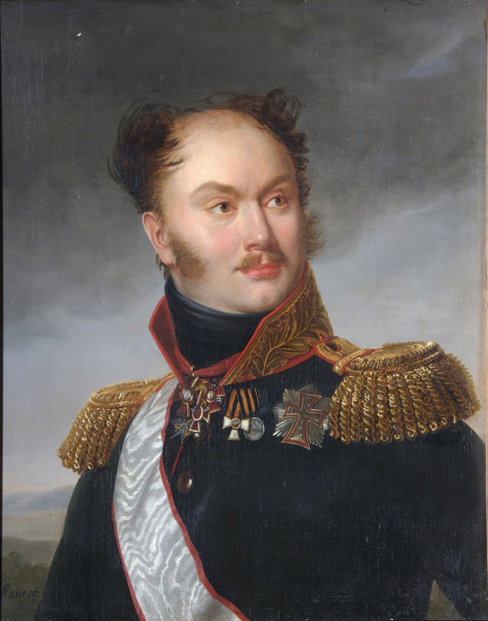 Ritratto del Conte Mikhail Fyodorovich Orlov da Henri Françoiss Riesener