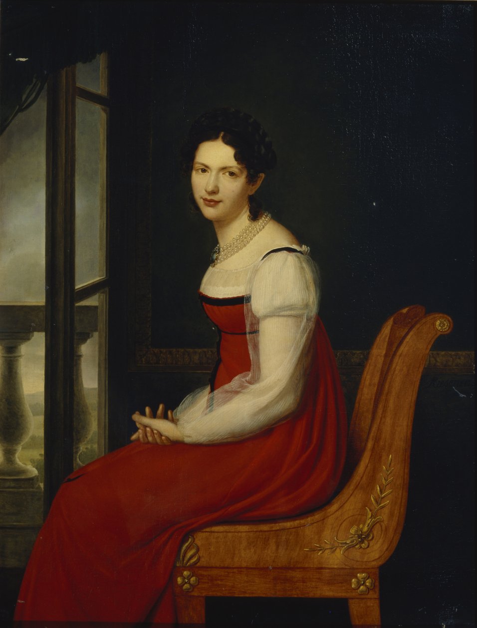 Ritratto della Principessa Varvara Sergeyevna Dolgorukova 1793-1833, nata Gagarina, ca 1820 da Henri Françoiss Riesener