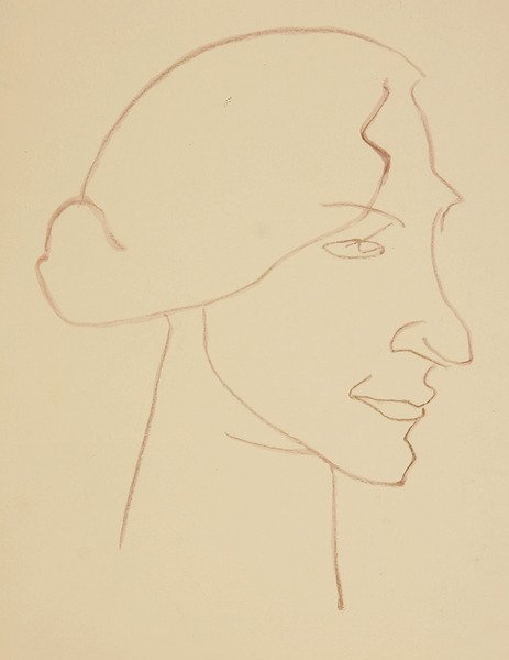 Sophie di profilo da Henri Gaudier Brzeska