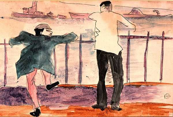 Il lungomare da Henri Gaudier Brzeska