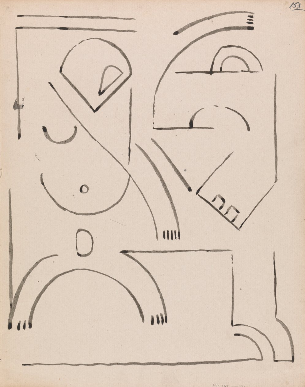 Composizione di Figure Astratte da Henri Gaudier Brzeska