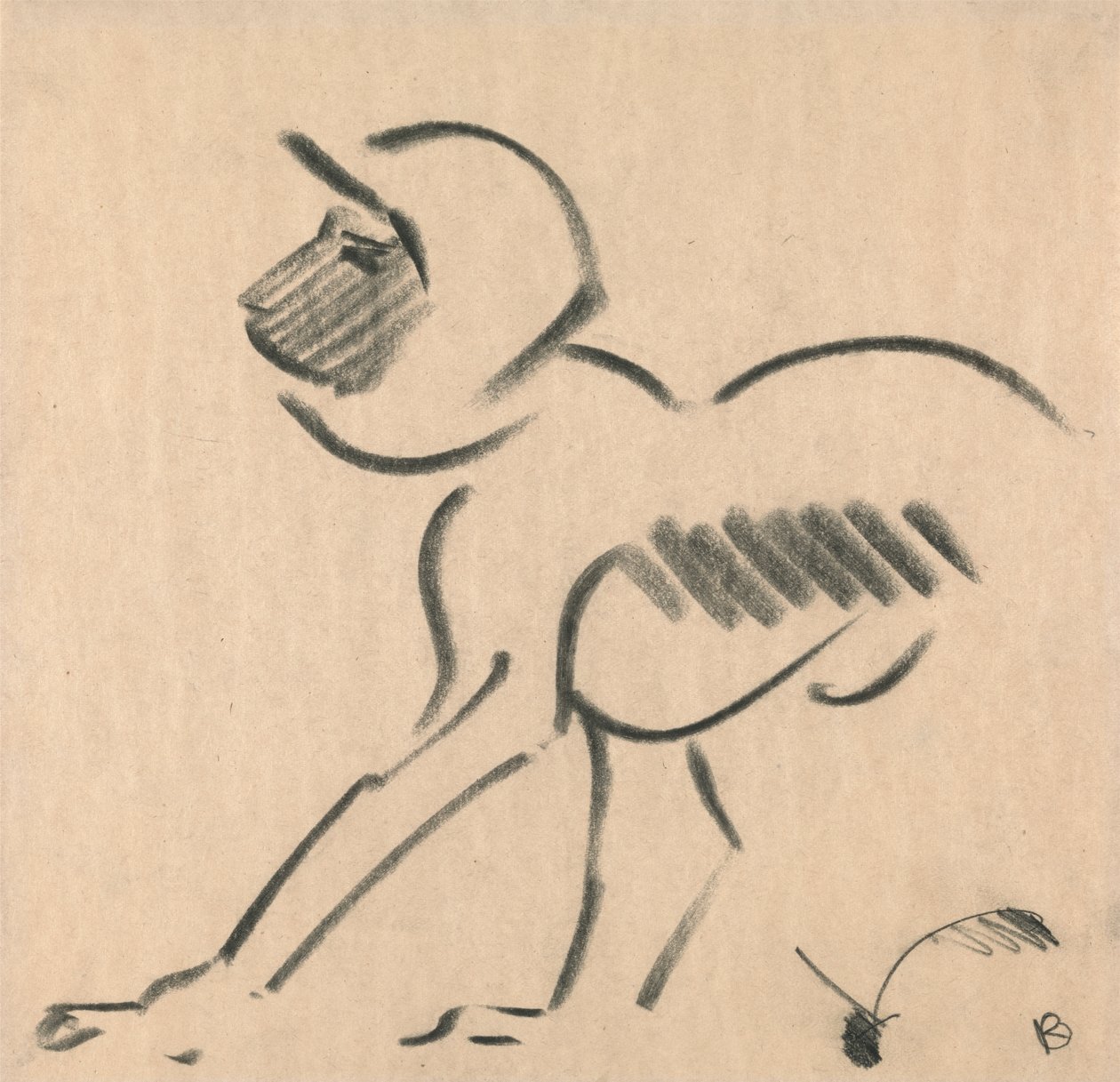 Scimmia accovacciata da Henri Gaudier Brzeska