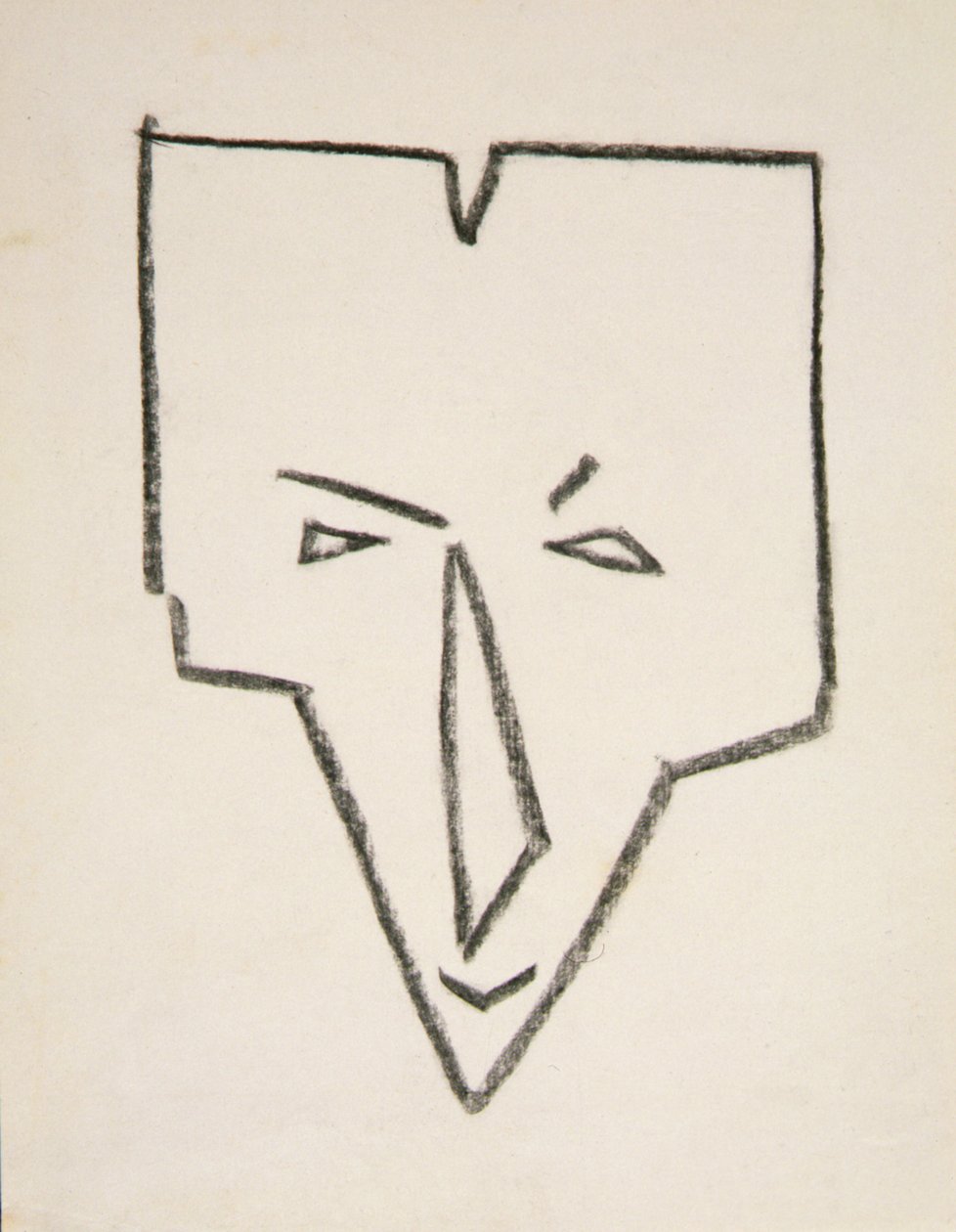 Testa di maschera etnica da Henri Gaudier Brzeska