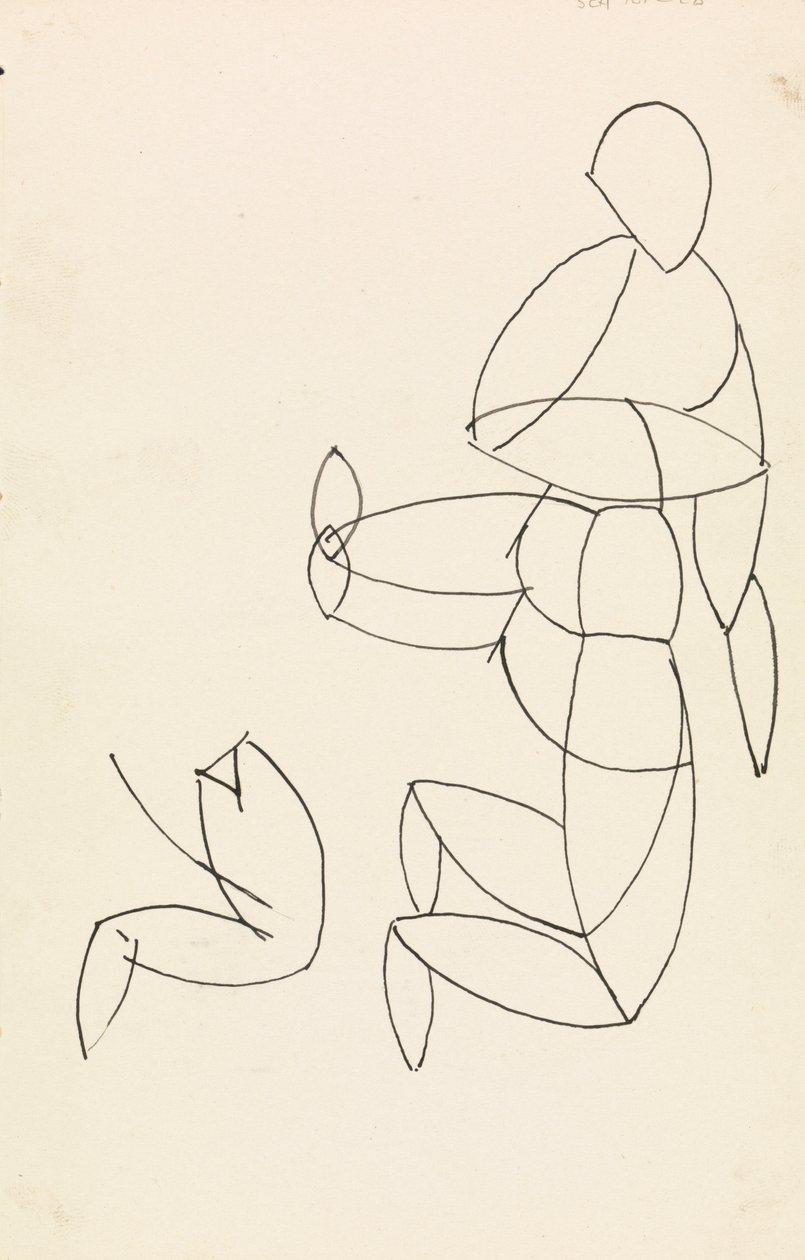 Studio di figura da Henri Gaudier Brzeska