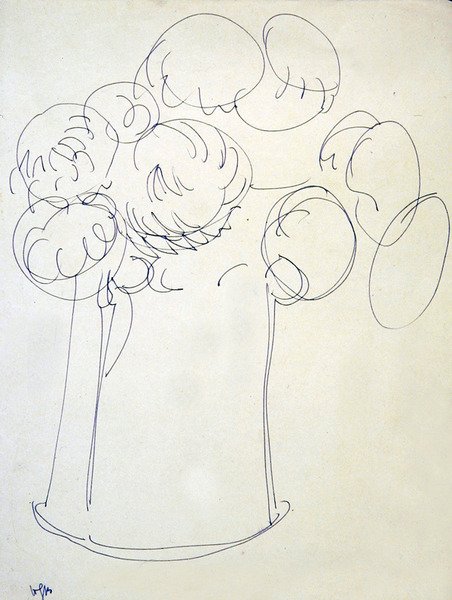 Fiori in una brocca da Henri Gaudier Brzeska
