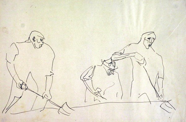Lavoratori da Henri Gaudier Brzeska