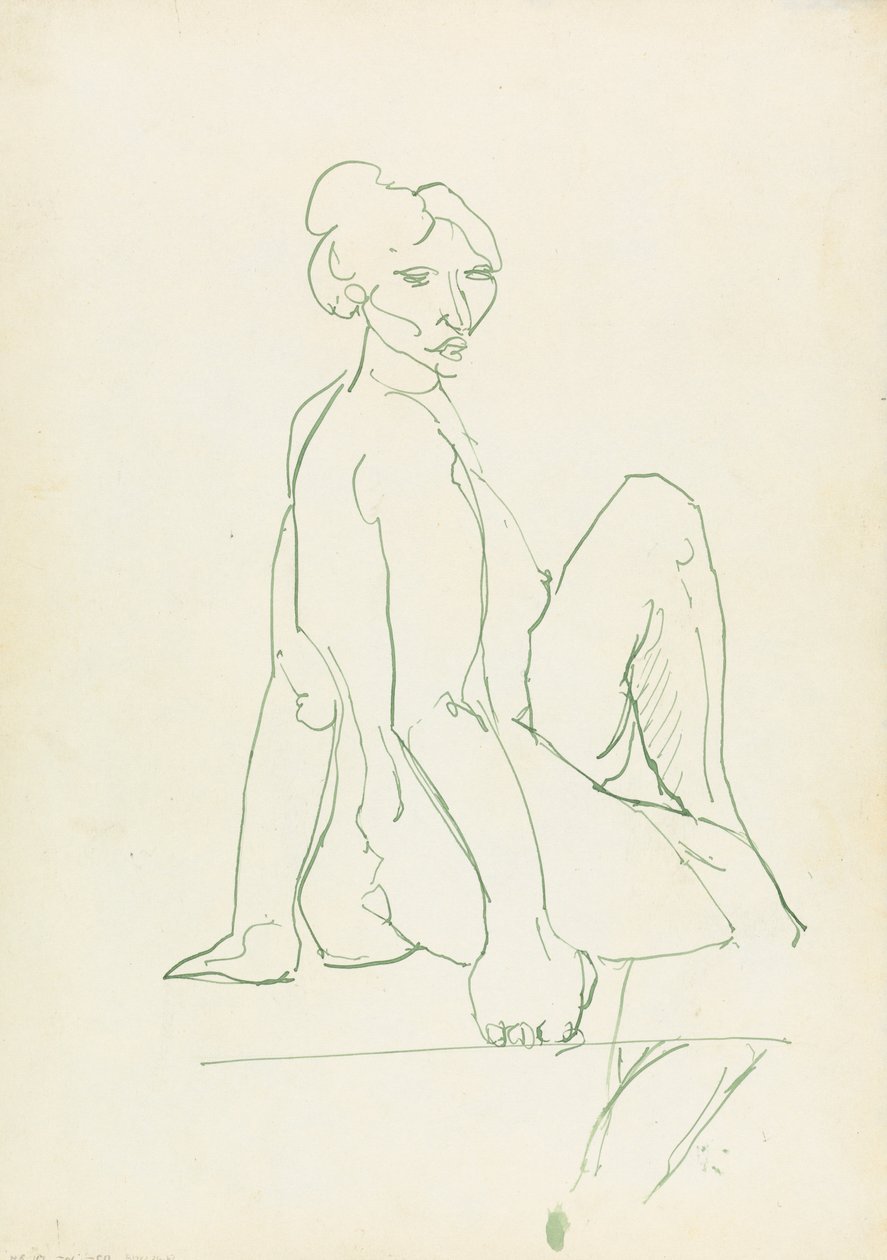 Figura Femminile Seduta da Henri Gaudier Brzeska