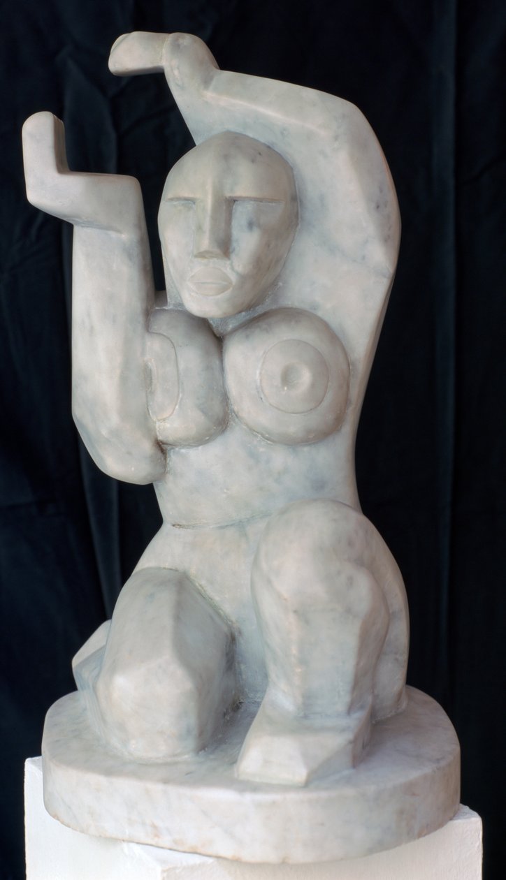 Donna seduta, c1911-1915 da Henri Gaudier Brzeska