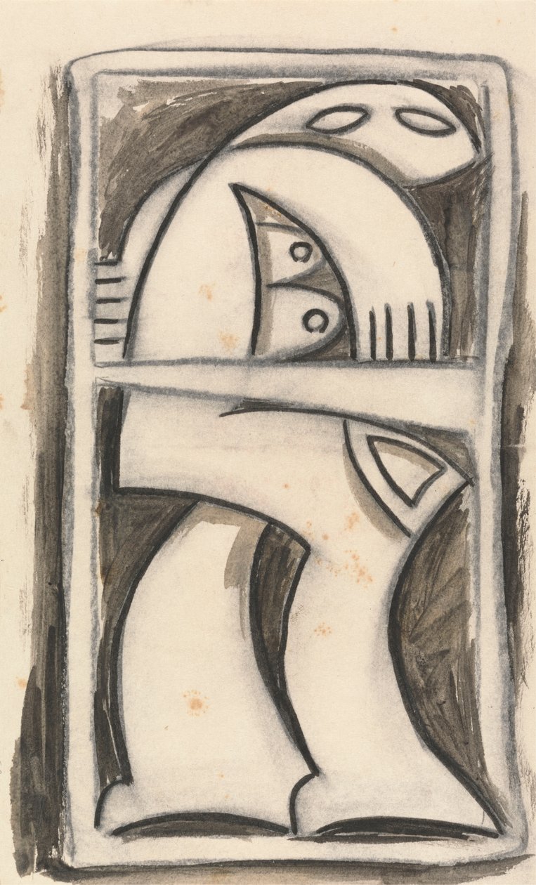 Figura femminile in piedi da Henri Gaudier Brzeska