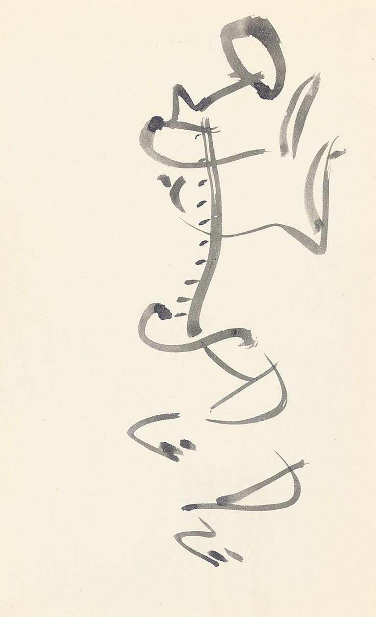 Studio per "Red Stone Dancer", 1914 da Henri Gaudier Brzeska