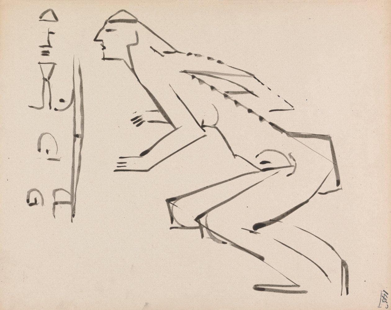 Due Studi per una Scultura da Henri Gaudier Brzeska