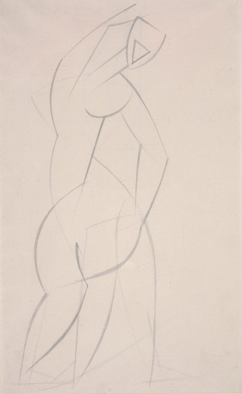 Senza titolo (Studio per Danzatrice di Pietra Rossa) da Henri Gaudier Brzeska