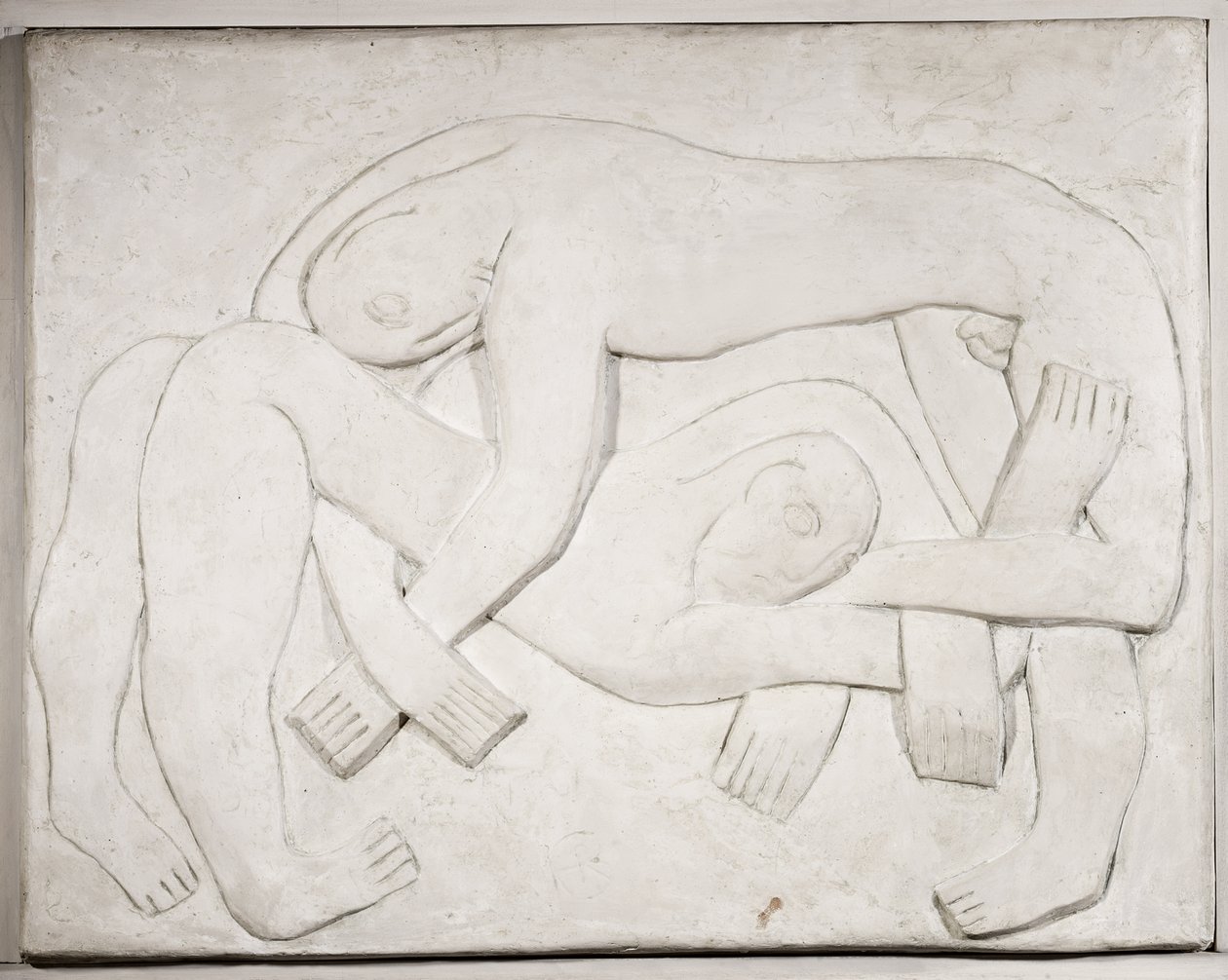Lottatori, 1914 ; 1965 da Henri Gaudier Brzeska