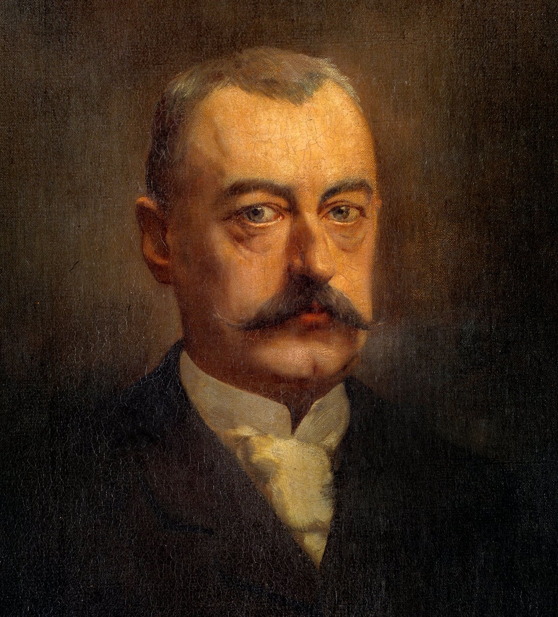 Dettaglio del ritratto di Pierre Waldeck Rousseau, politico da Henri Gervex