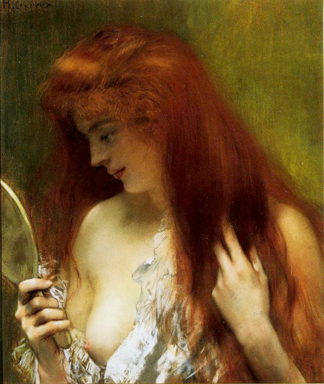 Ragazza con capelli rossi da Henri Gervex