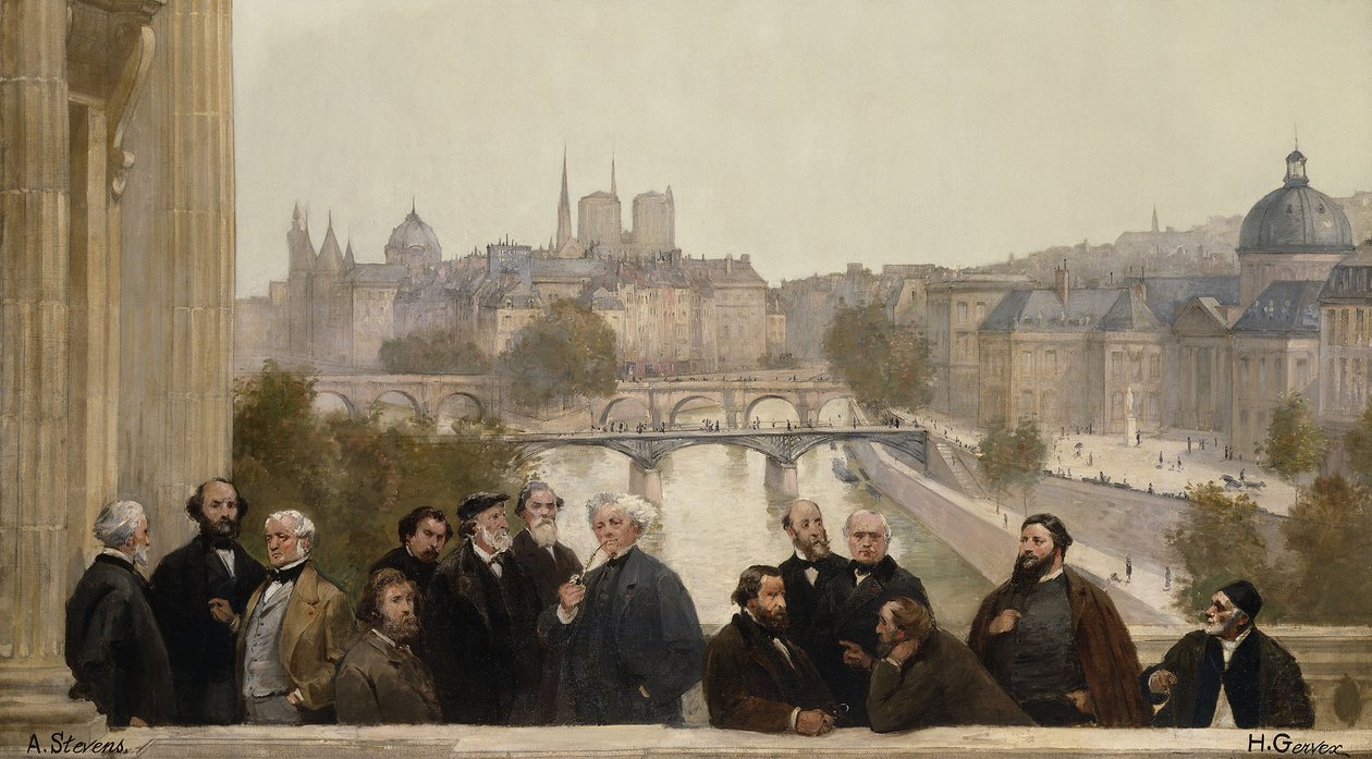 Panorama del secolo: Dupré, Rousseau, Isabey, Millet, Couture, Daubigny, Diaz, Corot, Troyon, Fromentin, Barye, Decamp, Courbet, Robert-Fleury da Henri Gervex