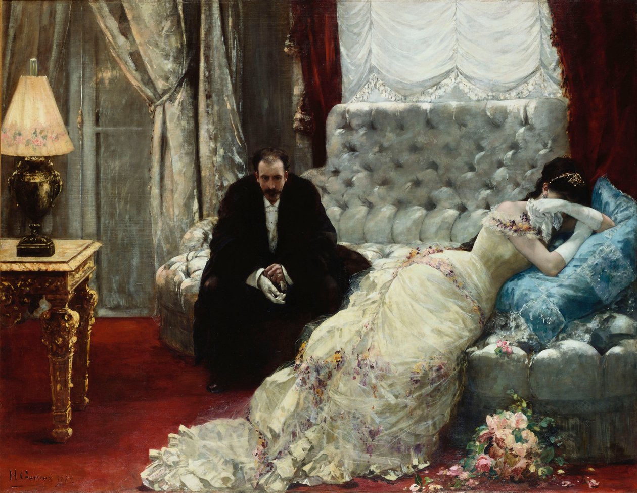 Ritorno dal ballo, 1879 da Henri Gervex