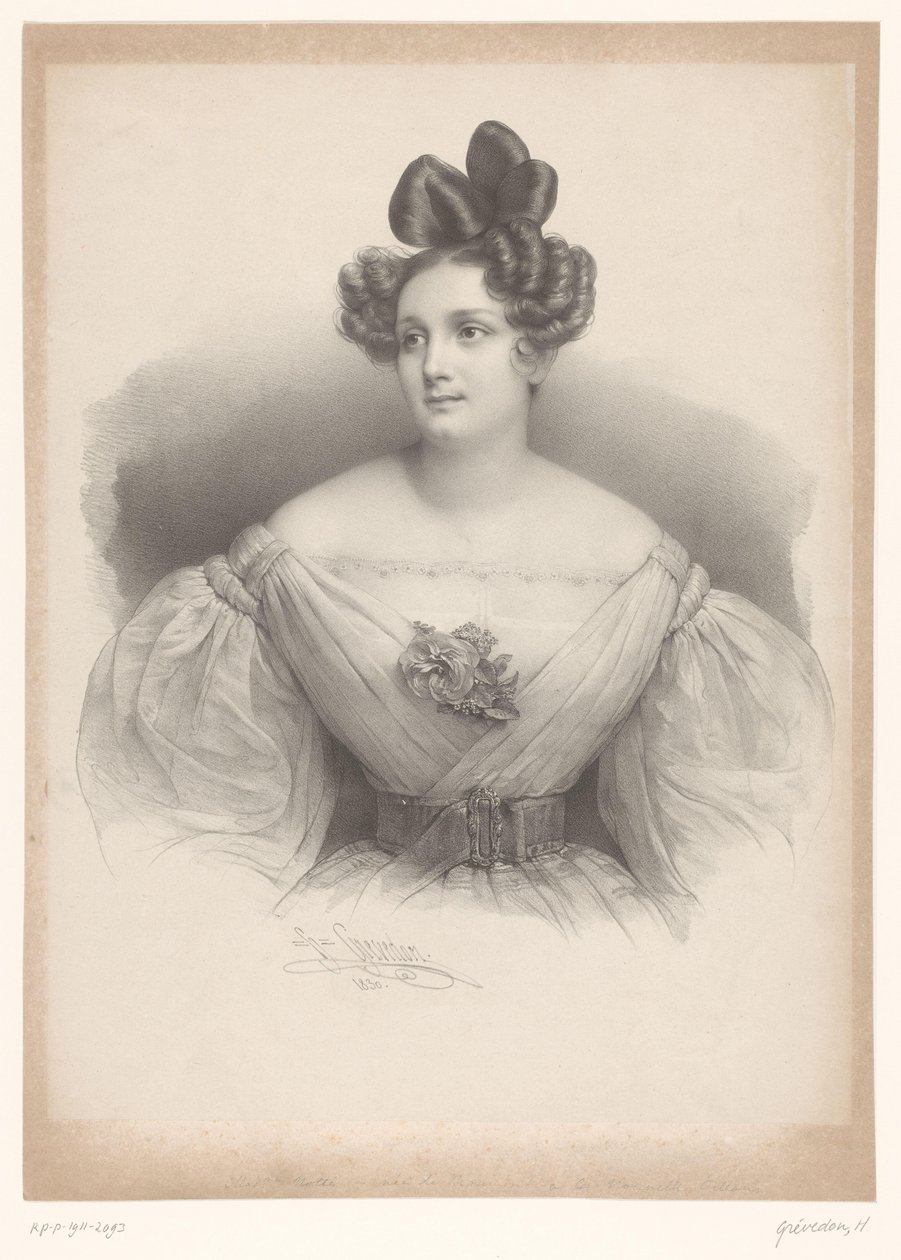 Ritratto di Madame Nolté da Henri Grevedon
