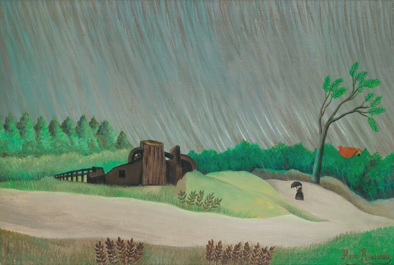 Una Mattina Piovosa da Henri Rousseau