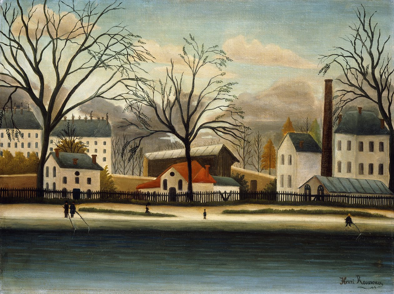 Periferia, c.1896 da Henri J.F. Rousseau