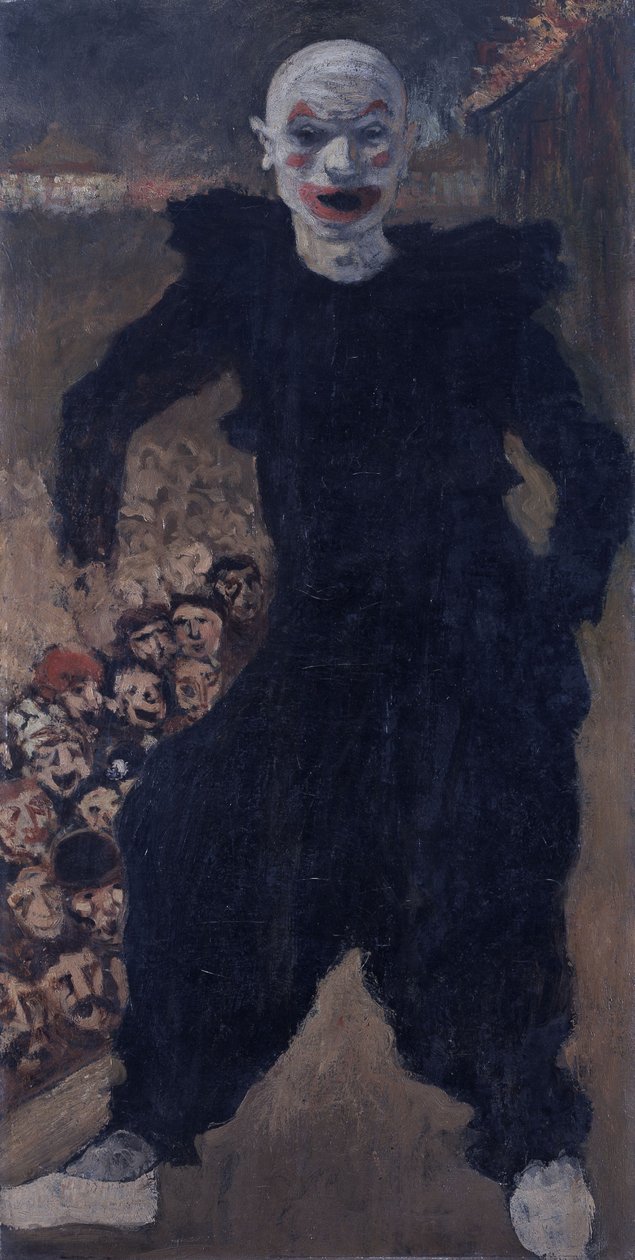 Il clown, 1898-99 circa (olio su tela) da Henri Jacques Edouard Evenepoel