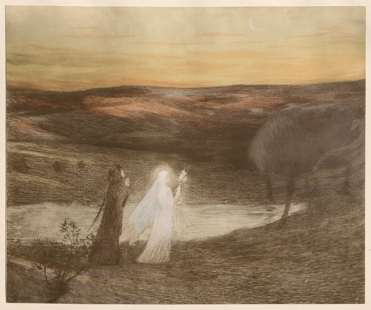 Dante Incontra Beatrice da Henri Jean Guillaume Martin
