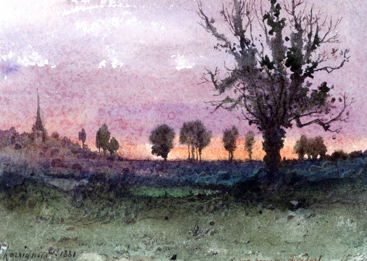 Paesaggio, 1881 da Henri Joseph Harpignies