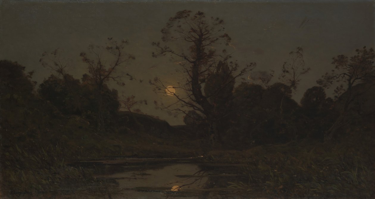 Alba lunare da Henri Joseph Harpignies