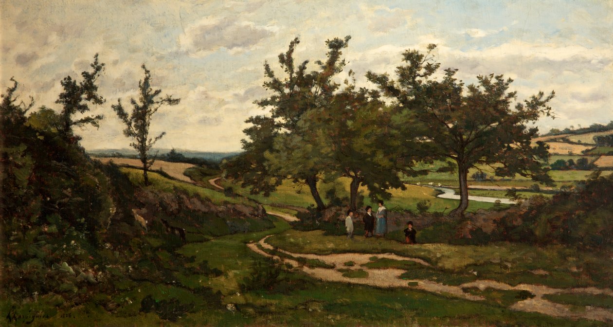 Paesaggio, 1886 da Henri Joseph Harpignies