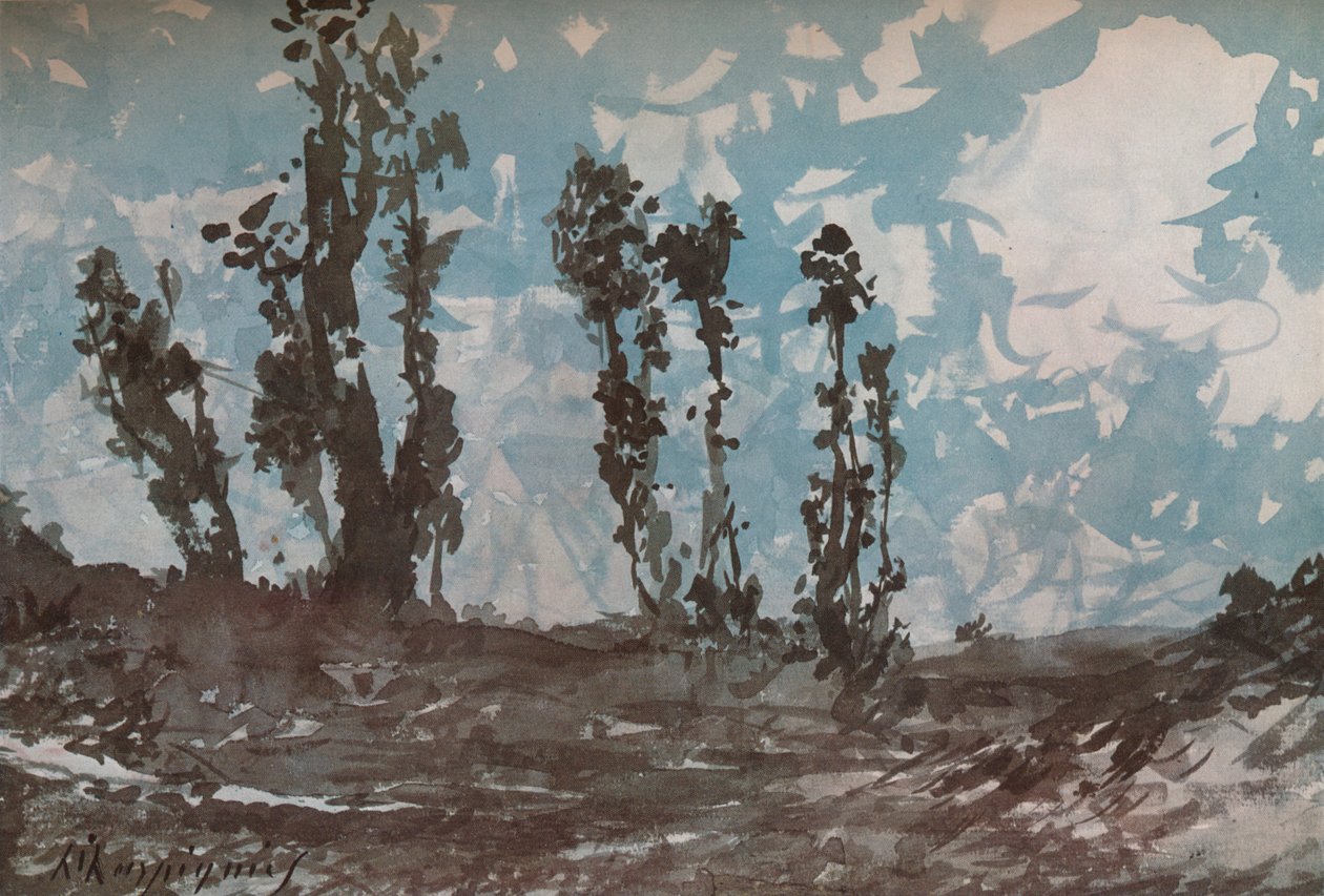 Pioppi da Henri Joseph Harpignies