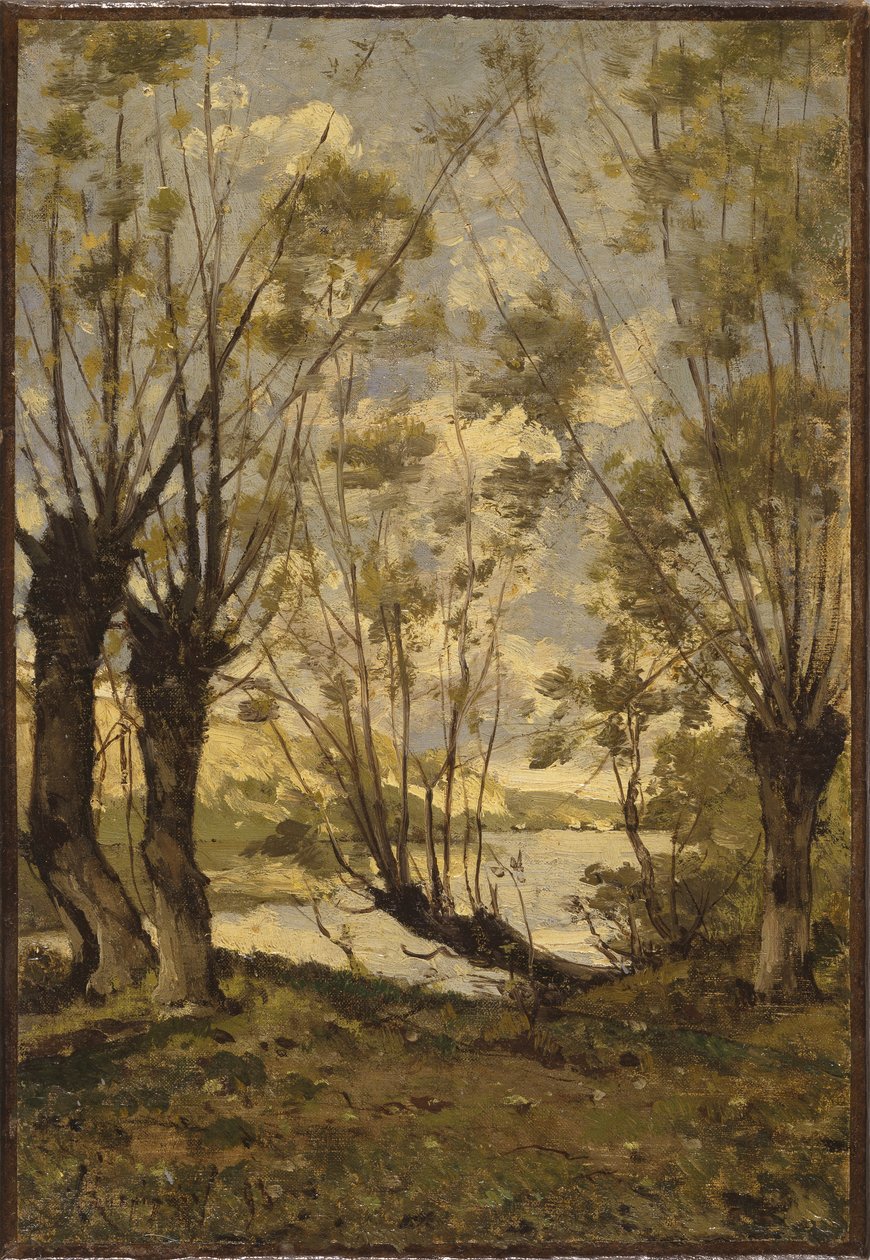 Salici sulle rive della Loira, 1893 da Henri Joseph Harpignies
