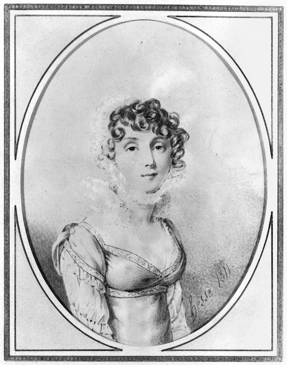 Ritratto di Caroline Bonaparte (1782-1839) 1811 da Henri Joseph Hesse