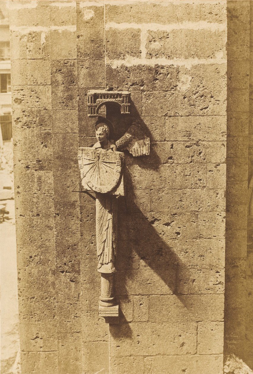 Angelo che Porta una Meridiana, alla Chiesa di Chartres da Henri Le Secq