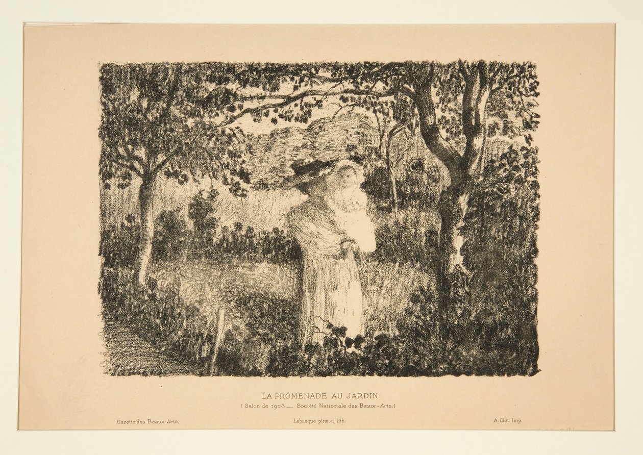 La passeggiata nel giardino da Henri Lebasque