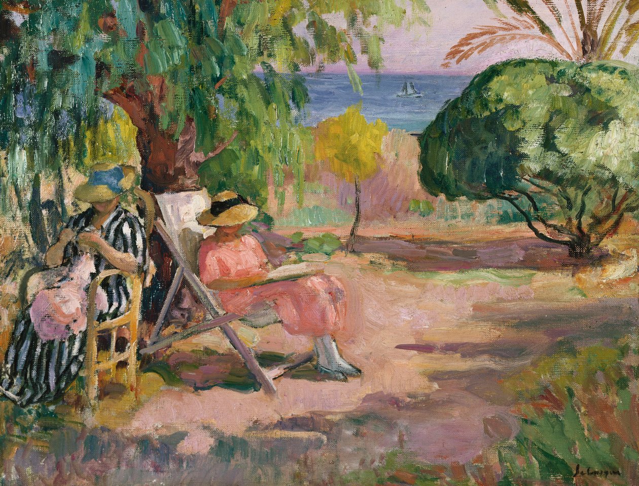 Donne che cuciono da Henri Lebasque