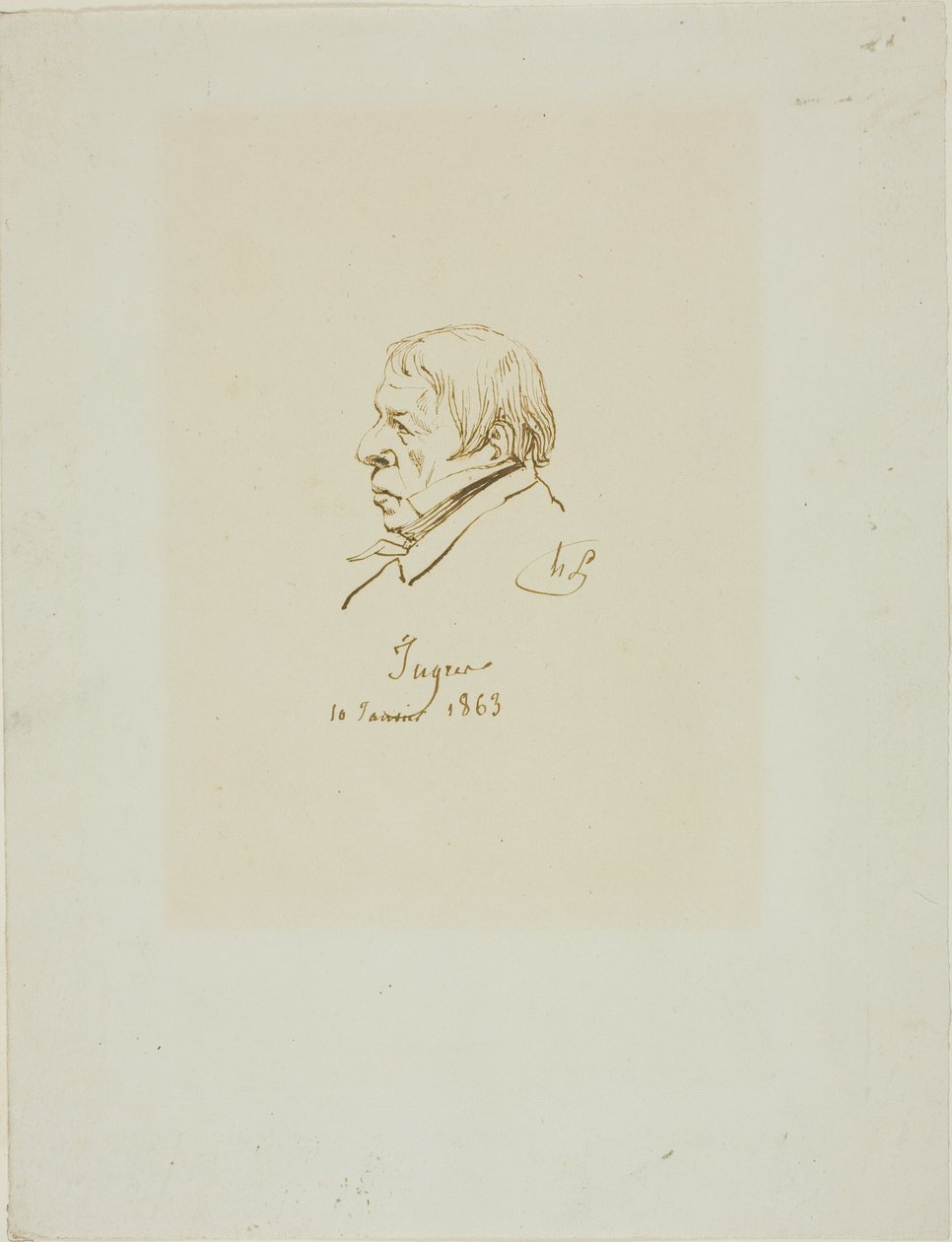 Jean Auguste Dominique Ingres da Henri Lehmann