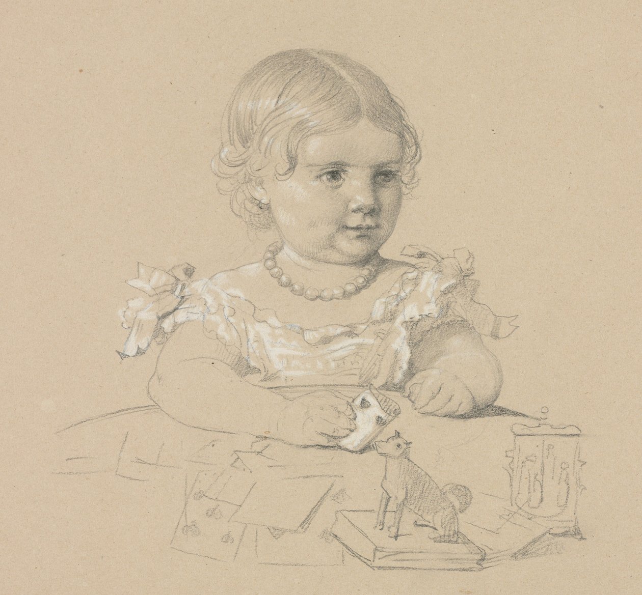 Ritratto di un bambino da Henri Lehmann